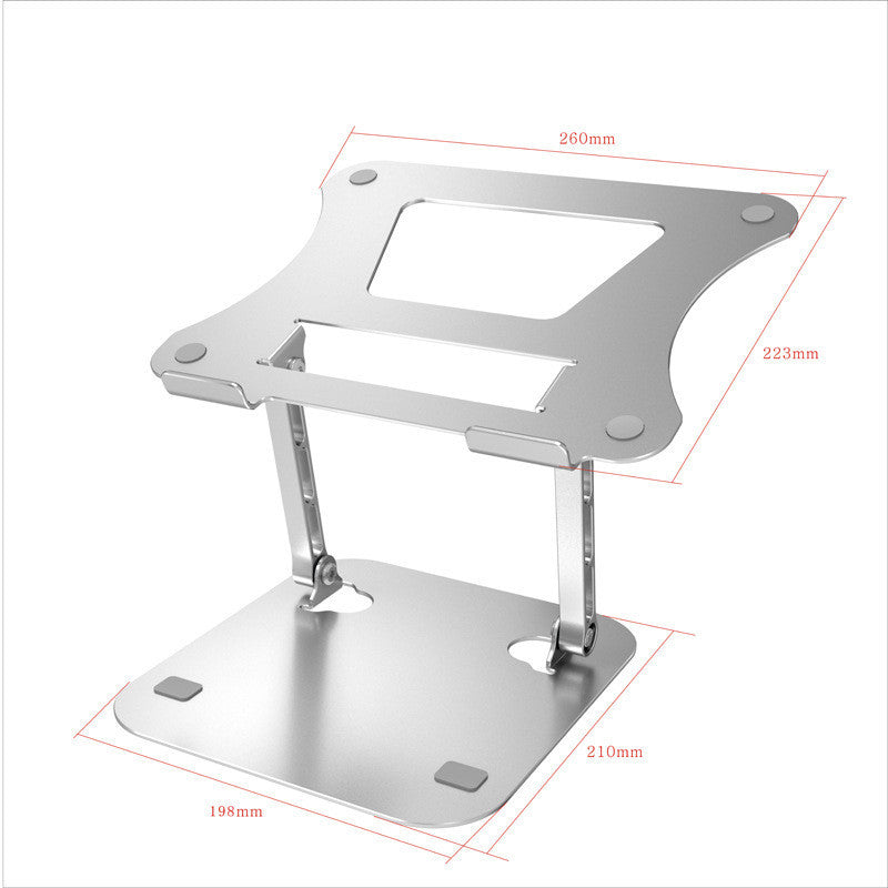 Computer Stand Laptop Aluminum Alloy Desktop Folding Portable Storage Base Can Lift Radiator